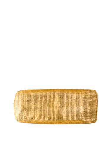 GOLDEN IRREGULAR GLASS SERVING DISH - Gold by Zara