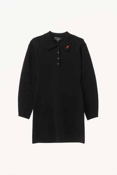 WILLY CHAVARRIA X ZARA 니트 미니 원피스 - Zara 블랙