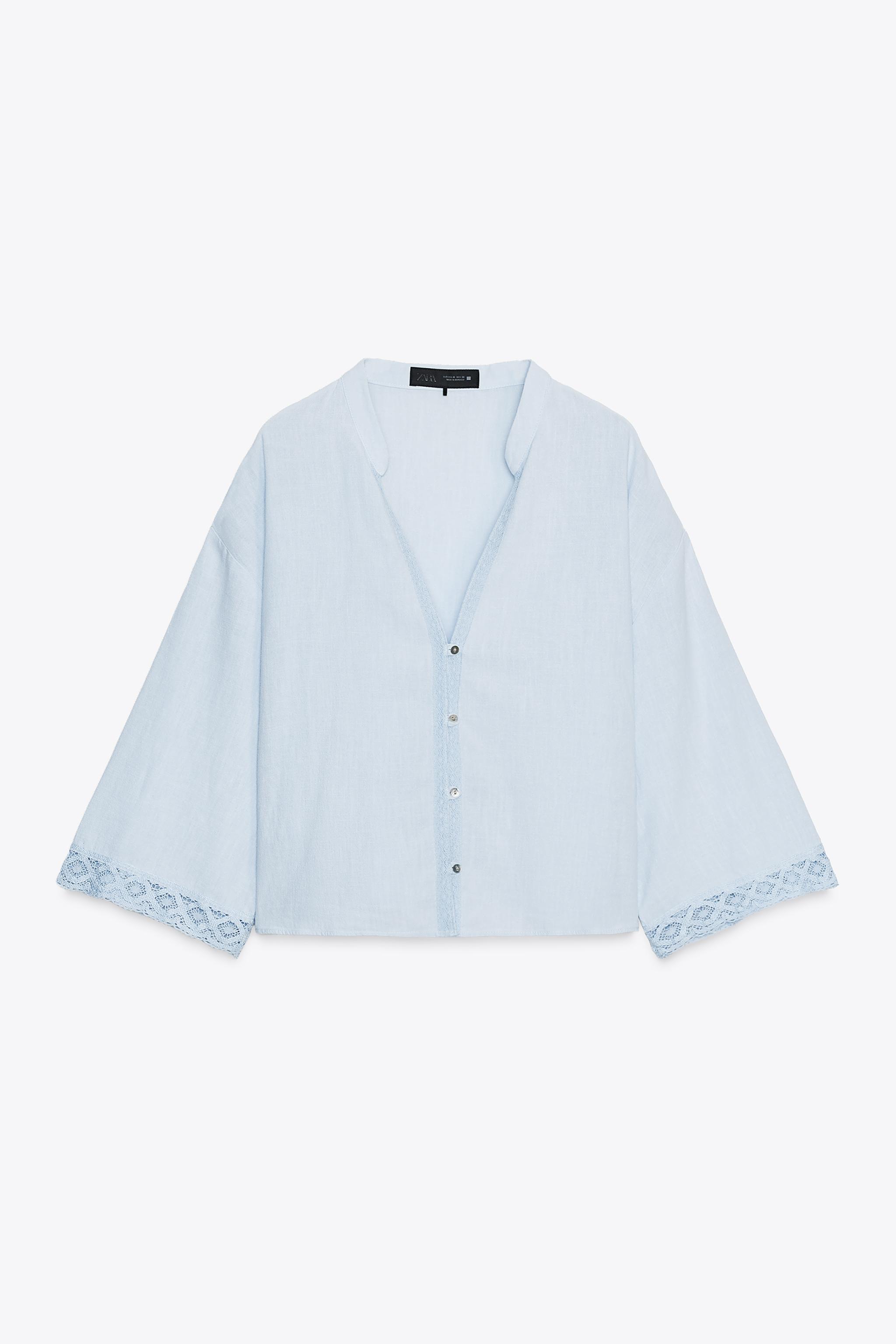 LACE SHORT SHIRT