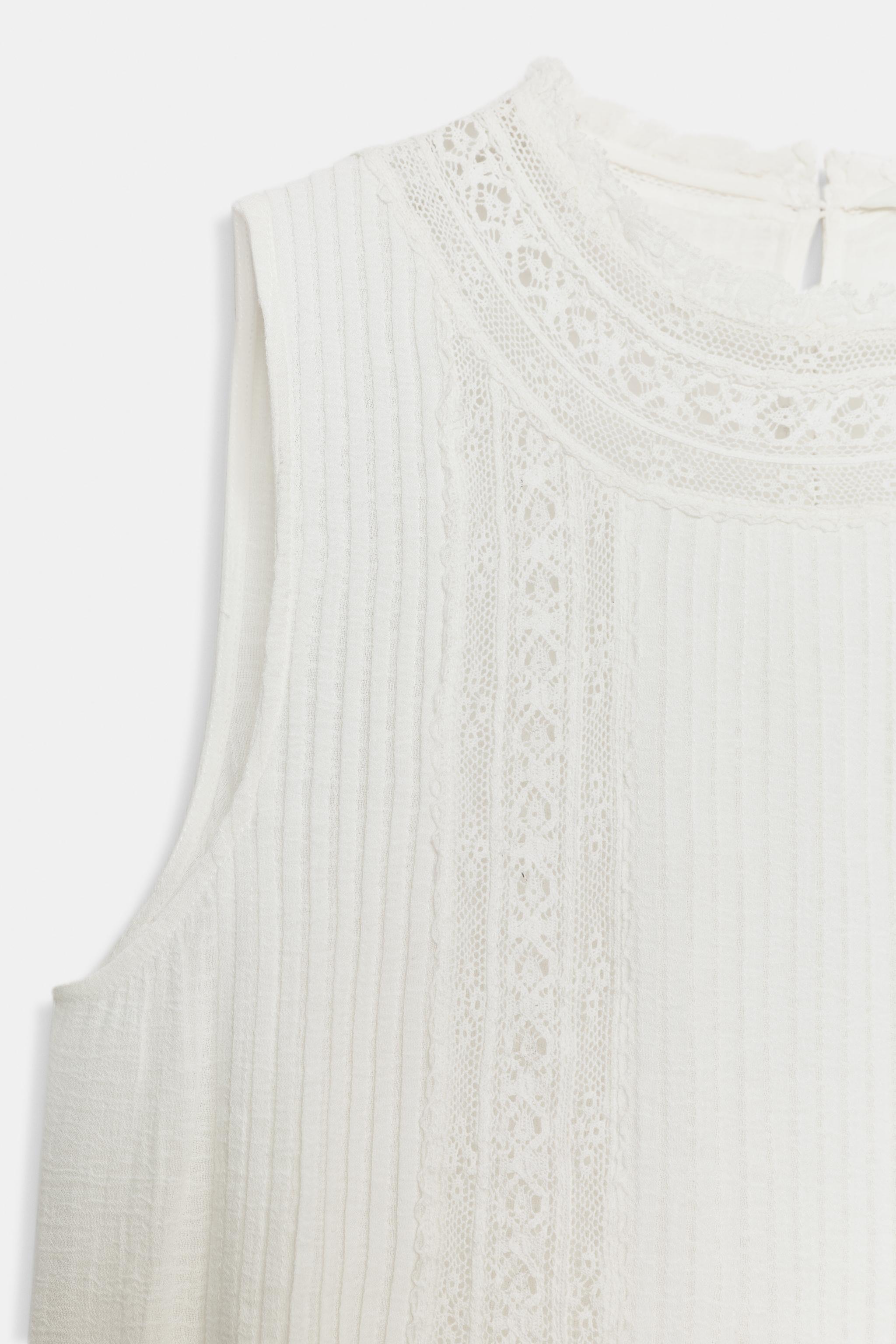Zara ZW COLLECTION ROMANTİK BLUZ görsel 5