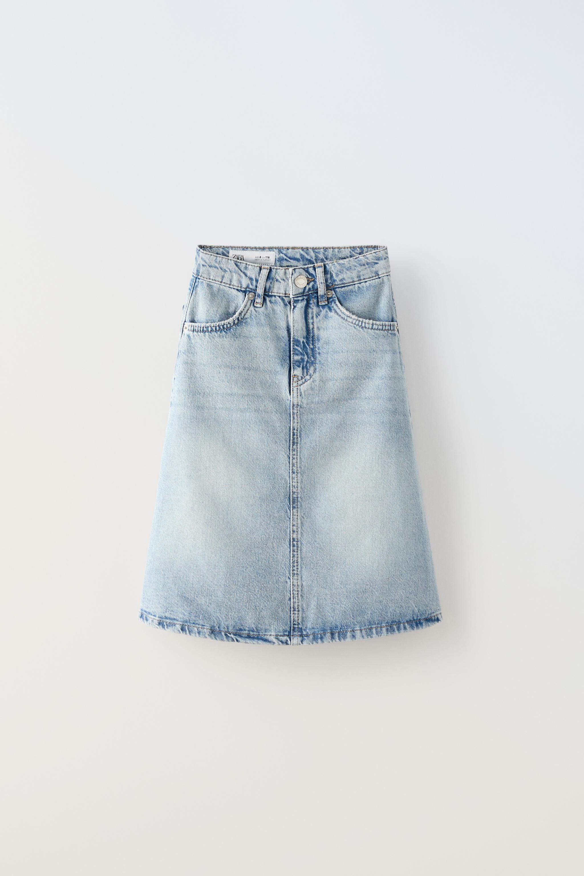 LONG DENIM SKIRT