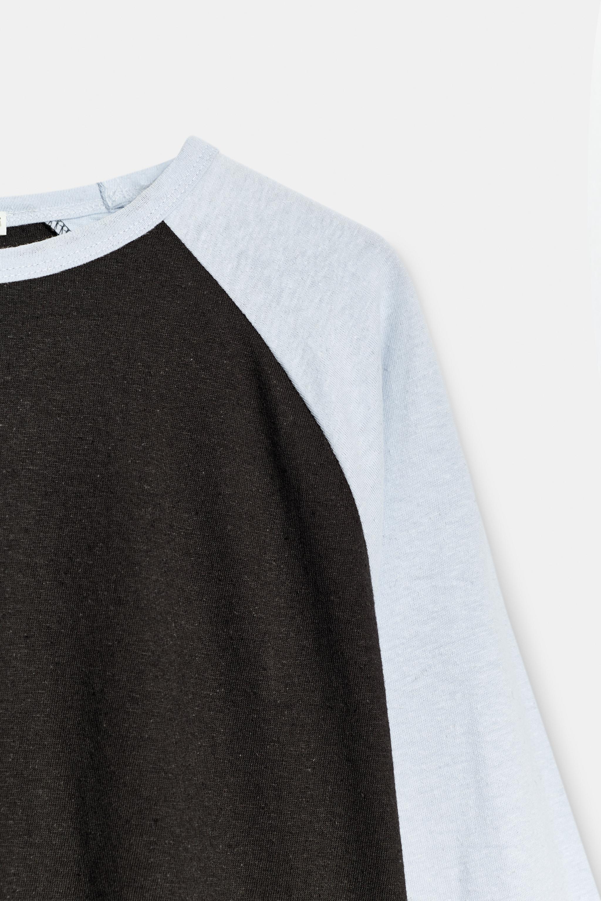 CONTRAST RAGLAN T-SHIRT