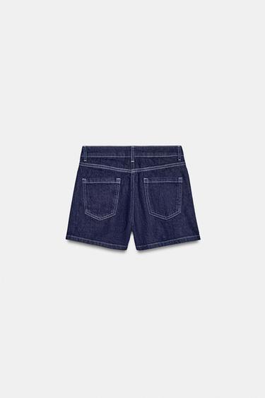 Z1975 WRAP DENIM SKORT - Blue by Zara - Image 7