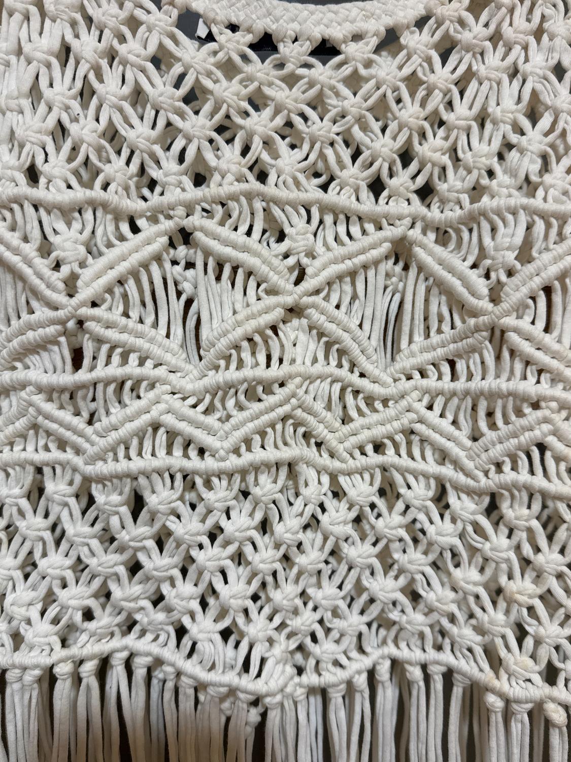 FRINGED KNIT TOP - Image 3