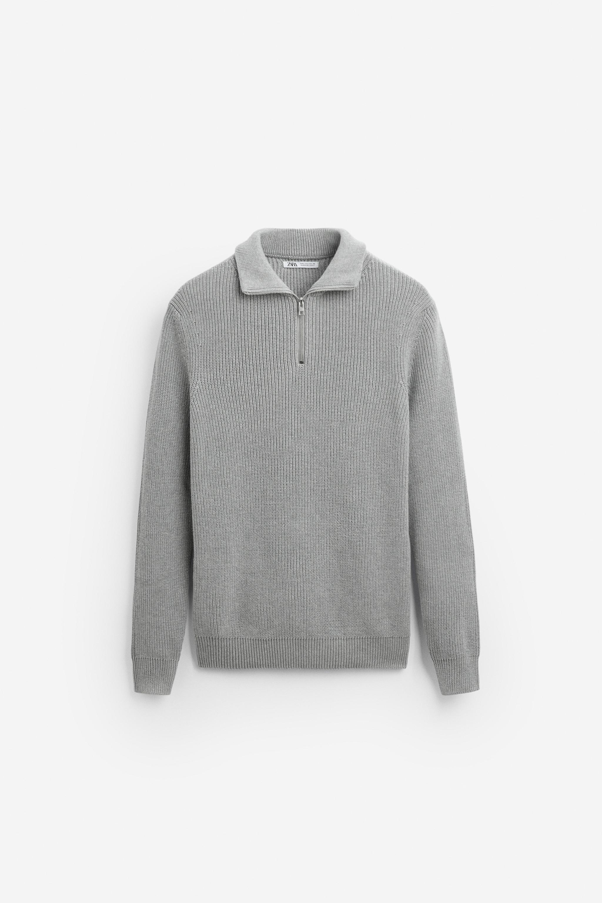 Zara half zip jumper sale