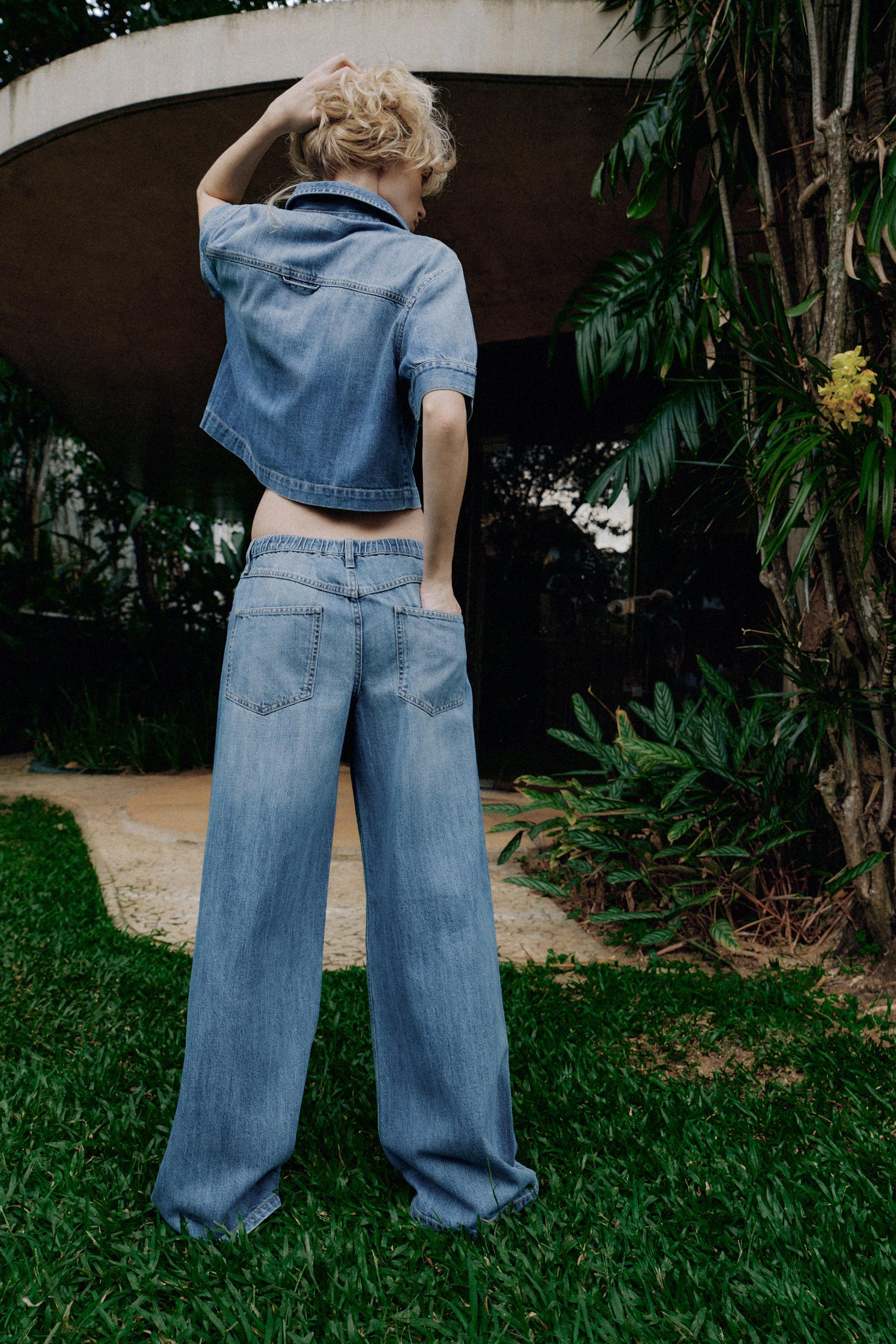 CHEMISE Z1975 EN DENIM À MANCHES COURTES