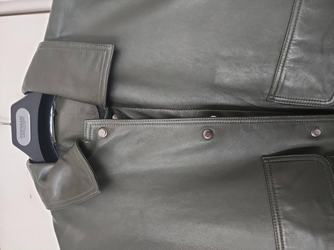 LEATHER JACKET WITH POCKETS - Image 5