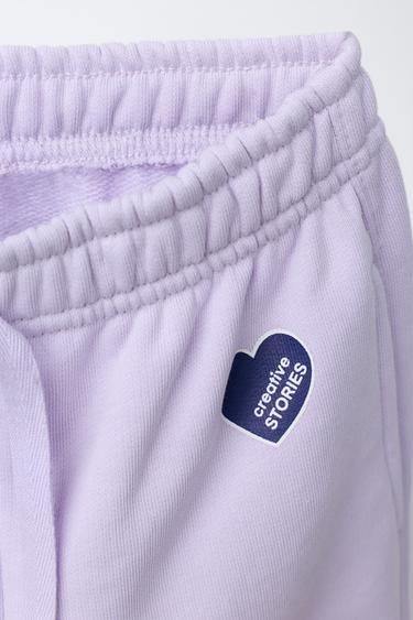 BASIC HEART JOGGERS - Lavender by Zara - Image 2