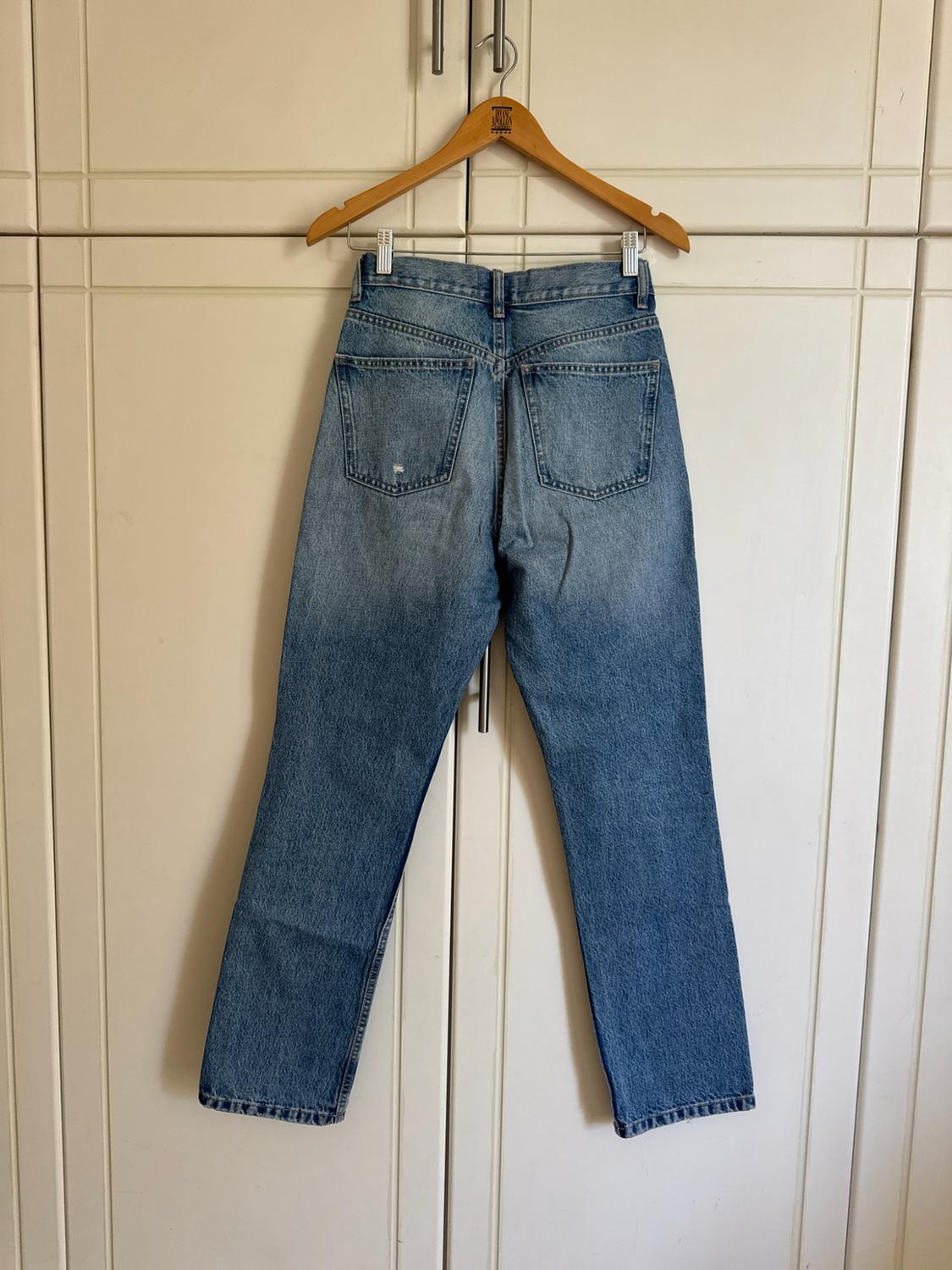 HIGH-RISE STRAIGHT-FIT TRF JEANS - Image 4