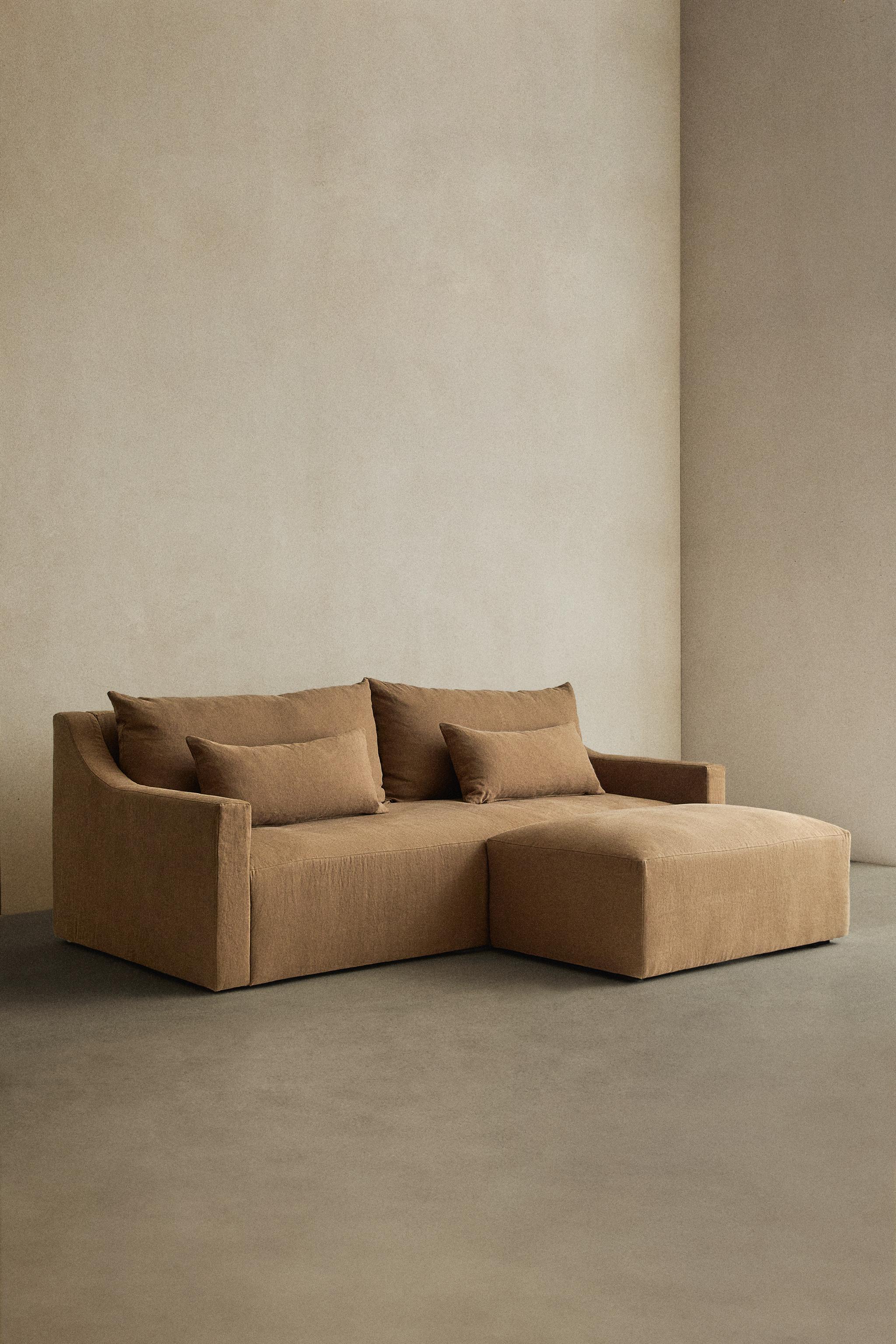 WASHED LINEN COUCH