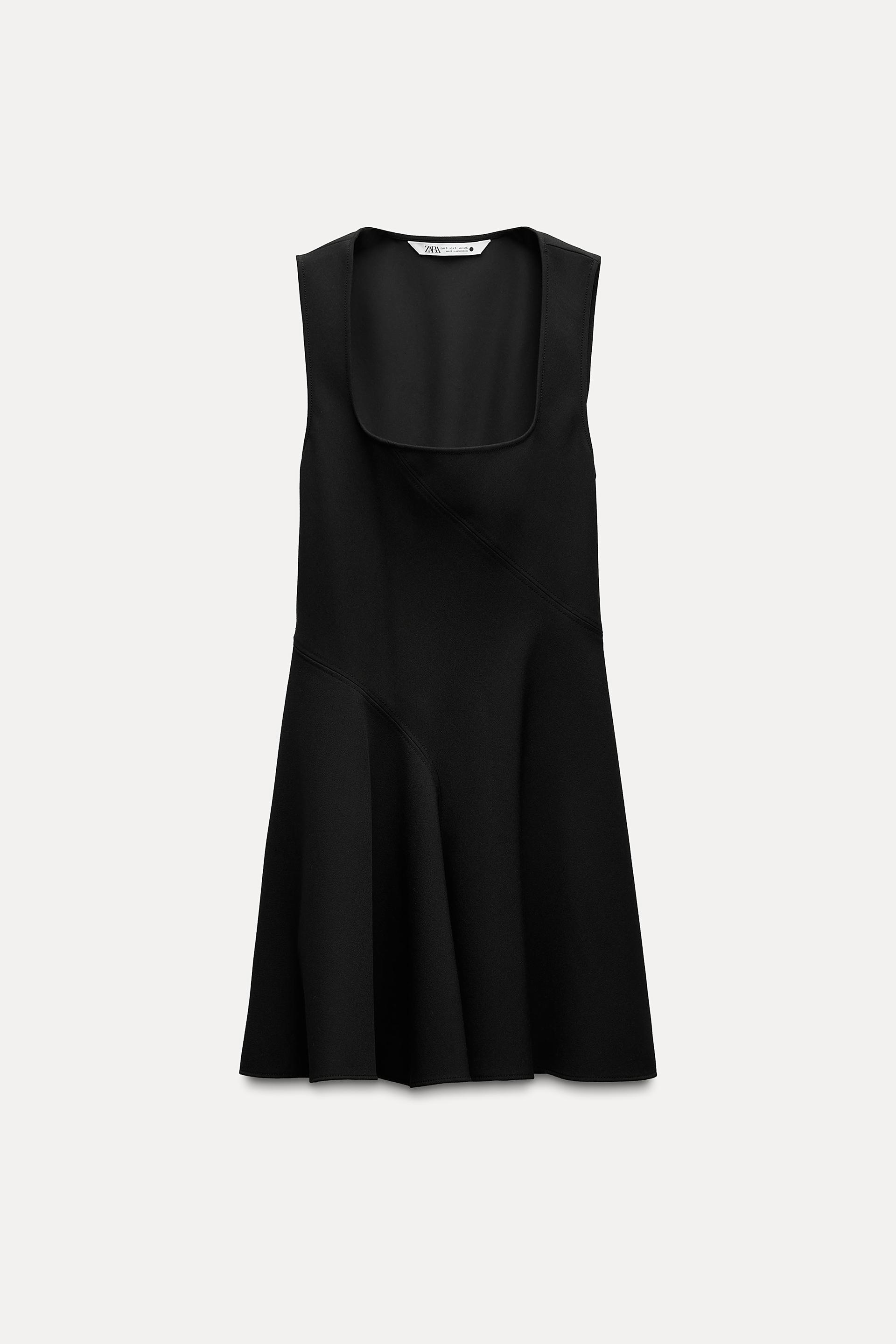 Deals zara vestido negro corto