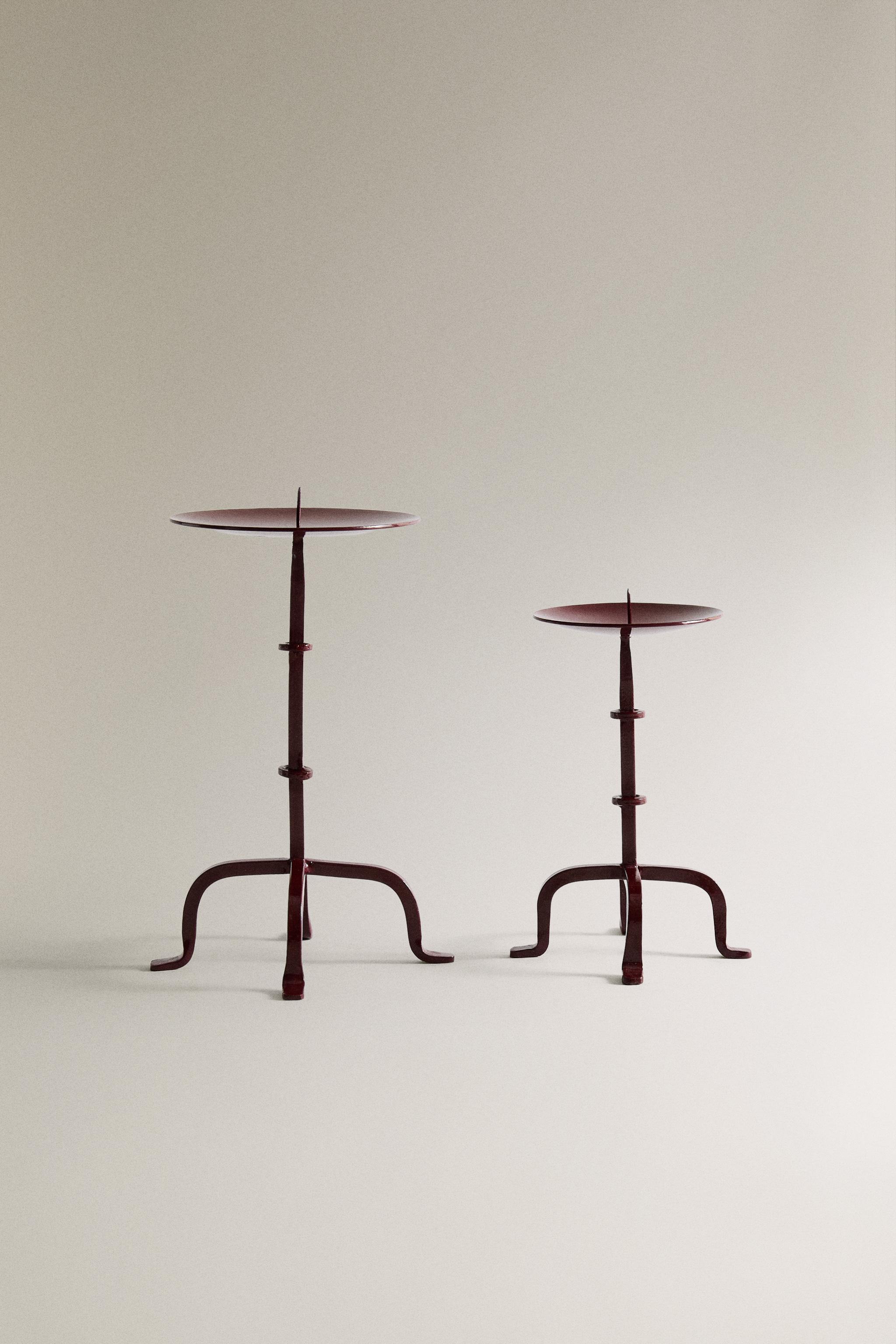 クリスマス四脚キャンドルスタンド - エンジ | ZARA Japan / 日本