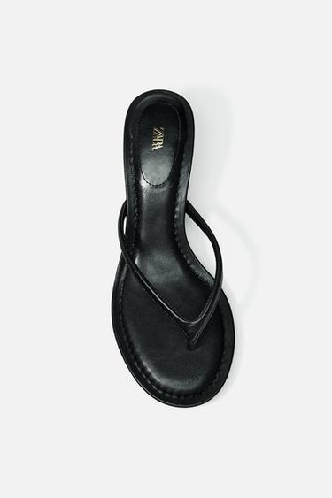 SANDÁLIA DE SALTO KITTEN - Preto da Zara