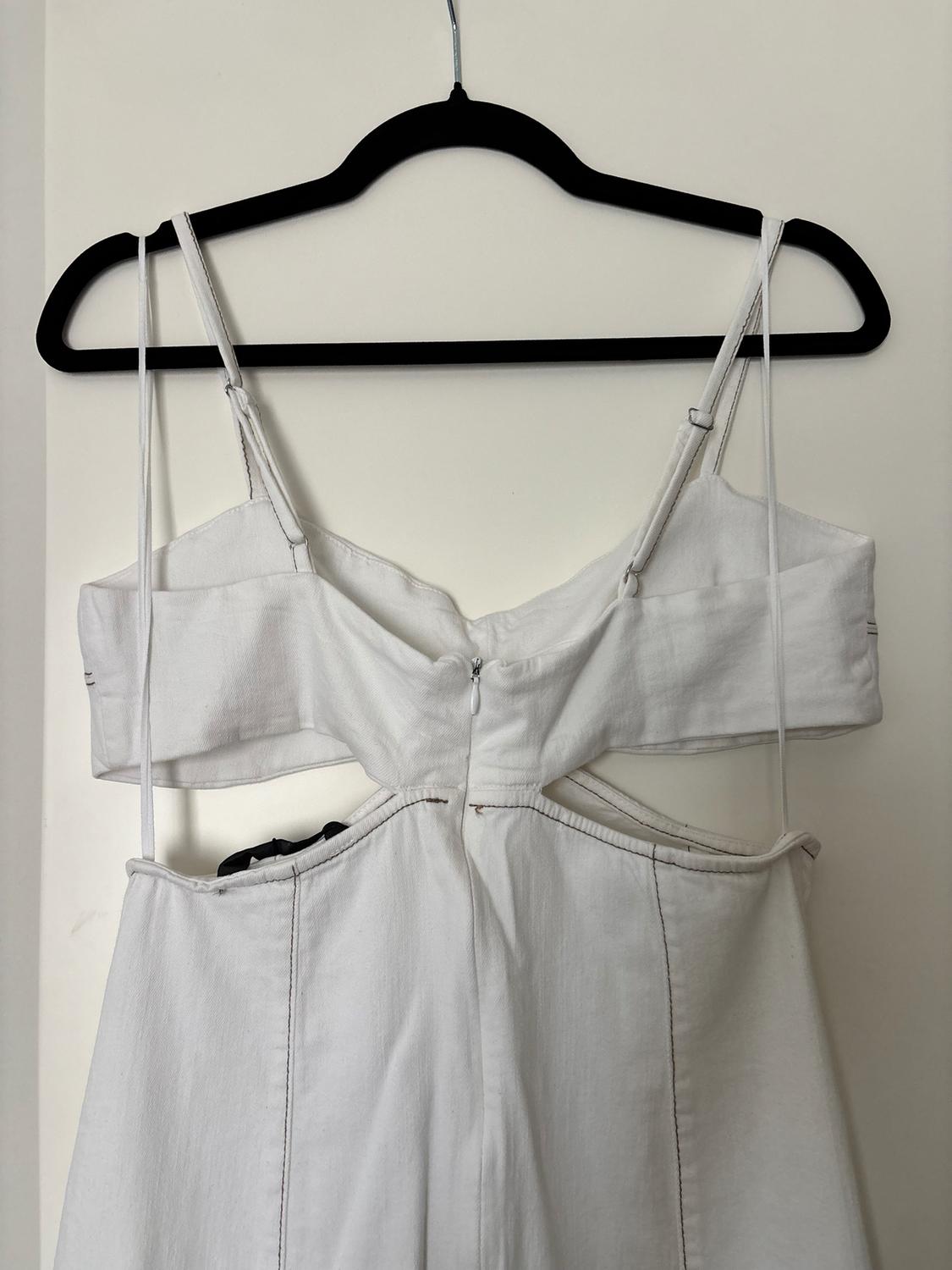 Z1975 MIDI DENIM CUT OUT DRESS - Image 7