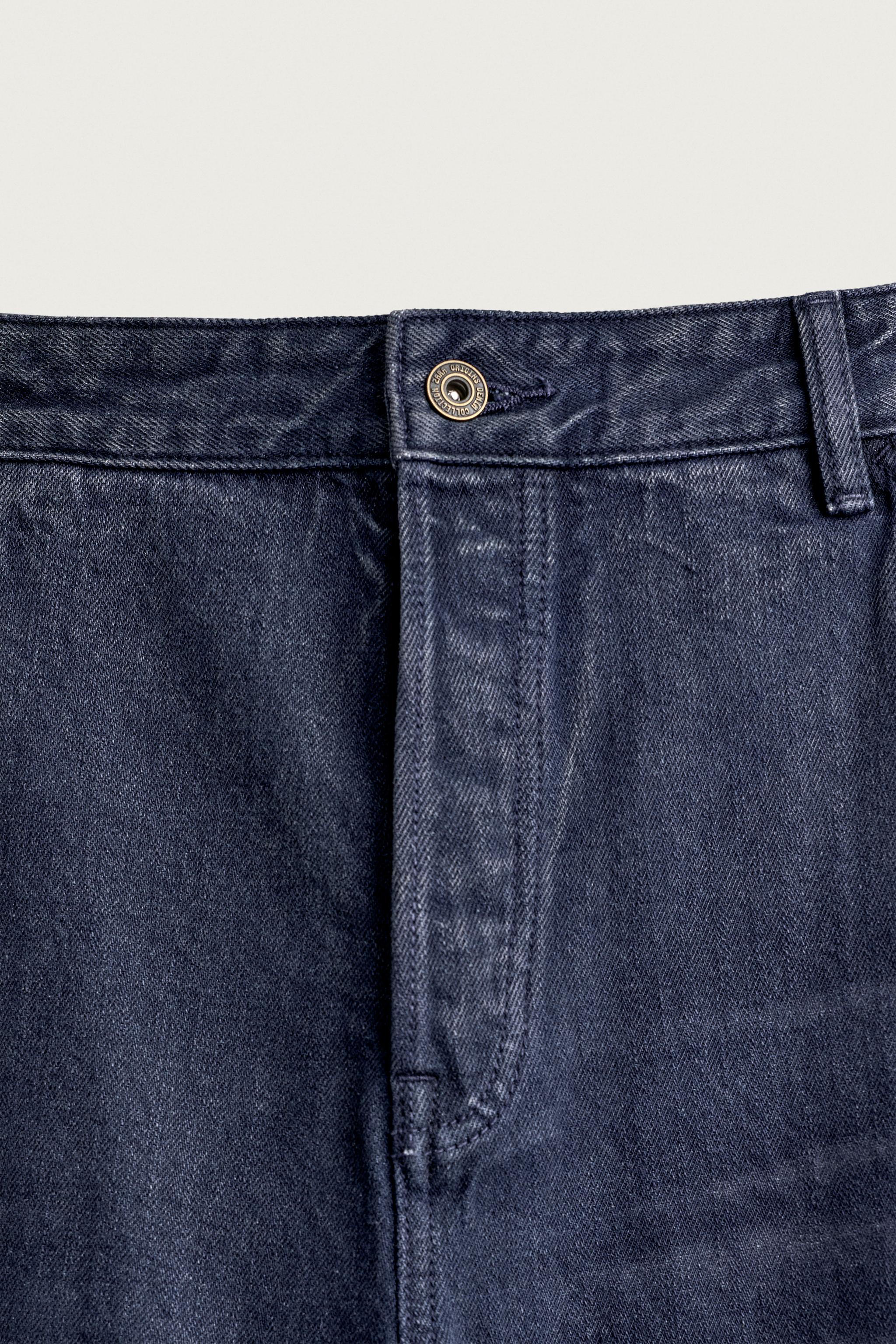 Мужские джинсы Zara WASHED RELAXED FIT JEANS — фото 7