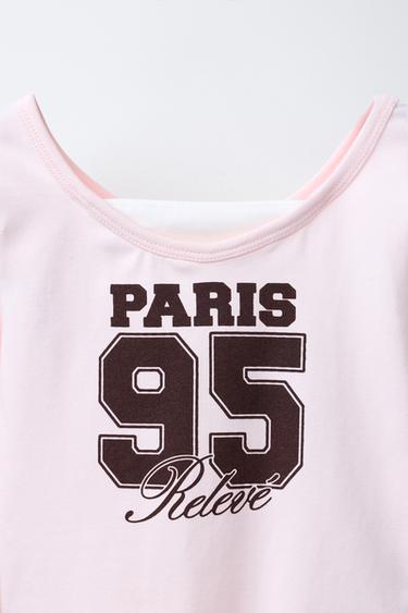DOUBLE NUMBER BODYSUIT - Pink by Zara - Image 2