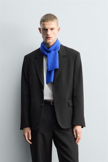 AMERICANA DE LLANA I VISCOSA DE VESTIT LIMITED EDITION - Negre de Zara