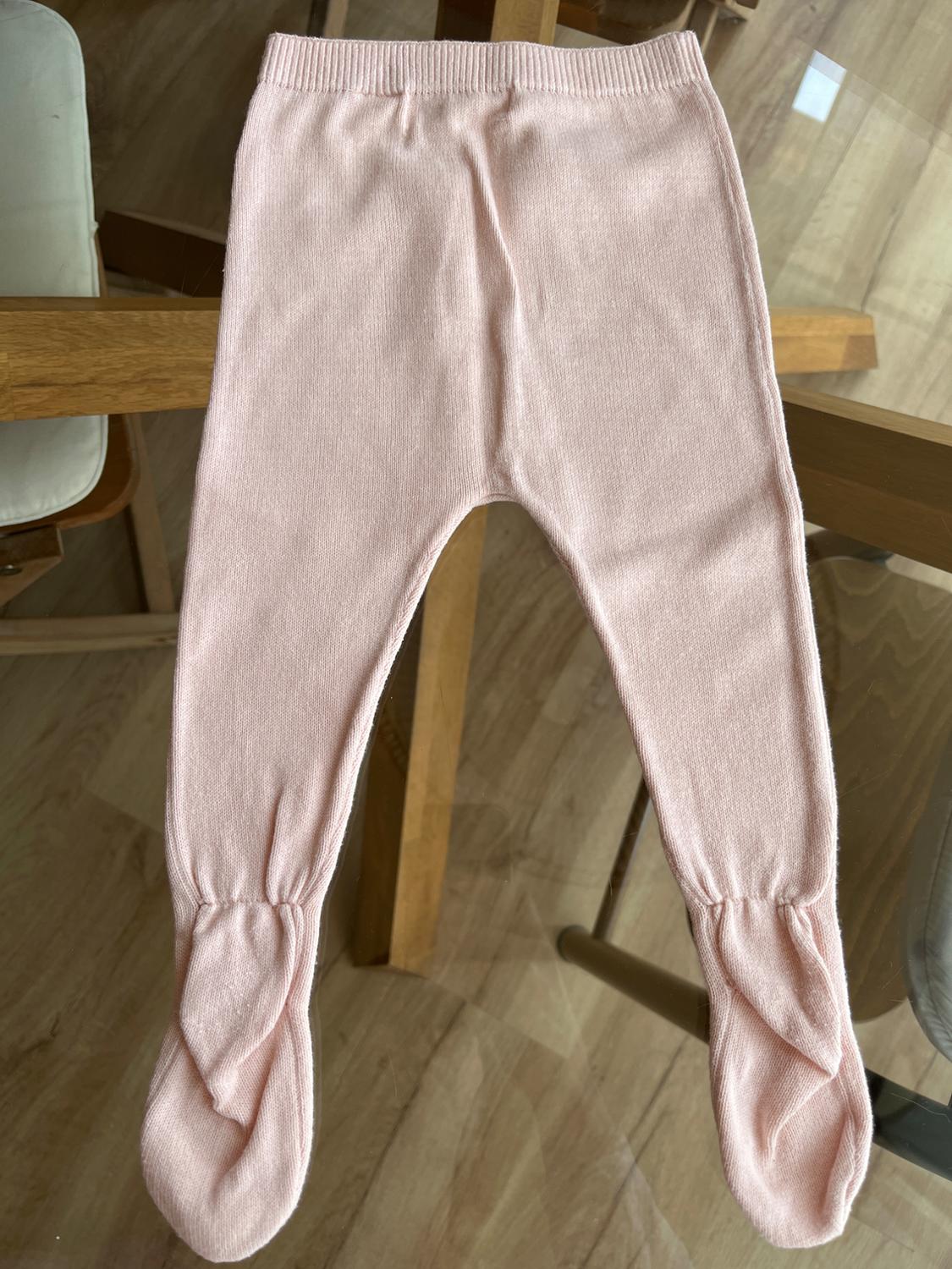 OPEN-KNIT FOOTED LEGGINGS - Image 2
