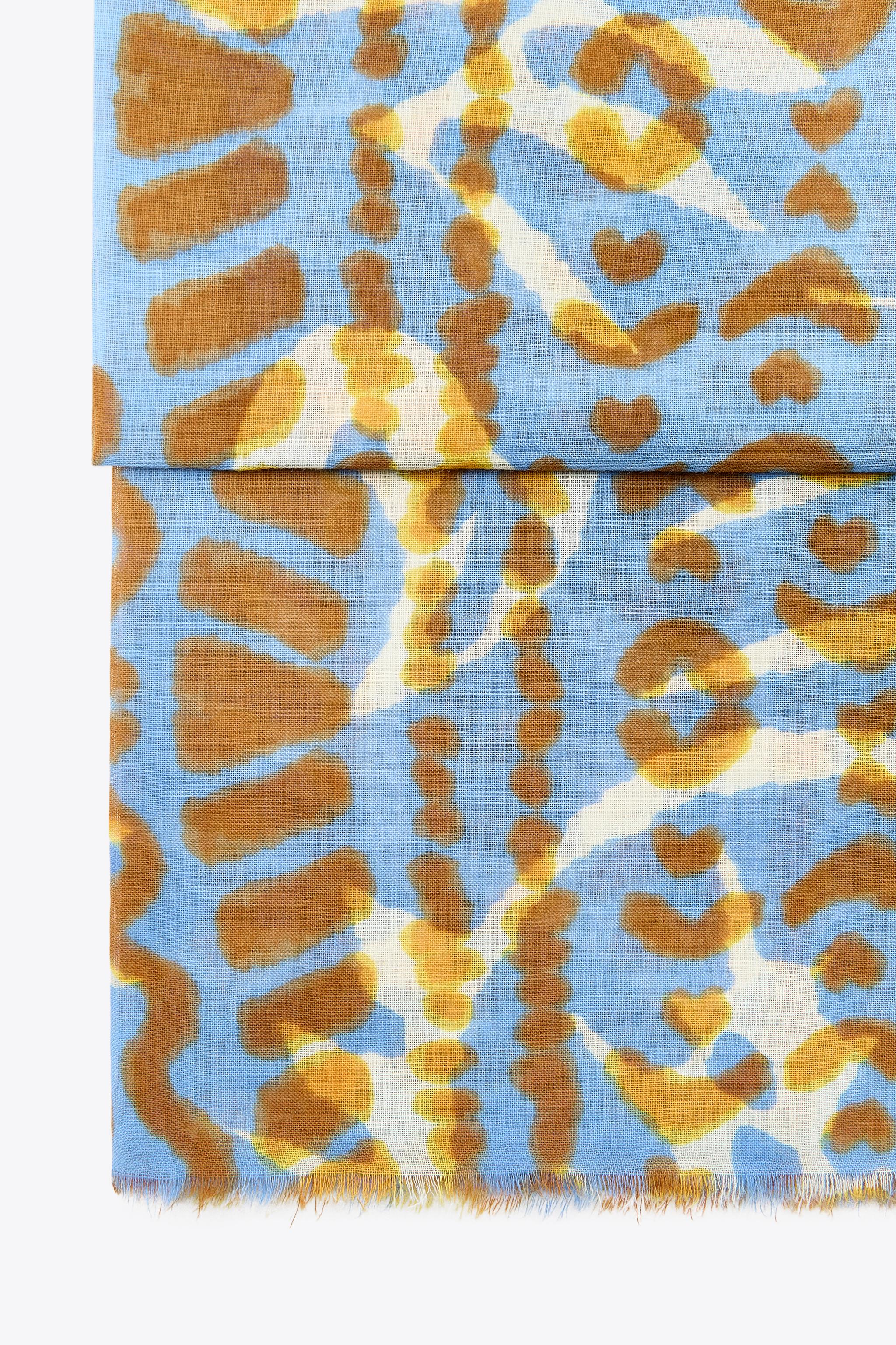 PRINTED COTTON SCARF