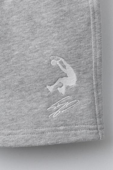 SHAQ ™ SHAQUILLE O´NEAL ™ PLUSH BERMUDA SHORTS - Grey marl by Zara - Image 3