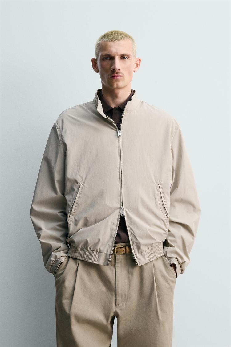 ZARA REGULAR FIT TECHNICAL JACKET