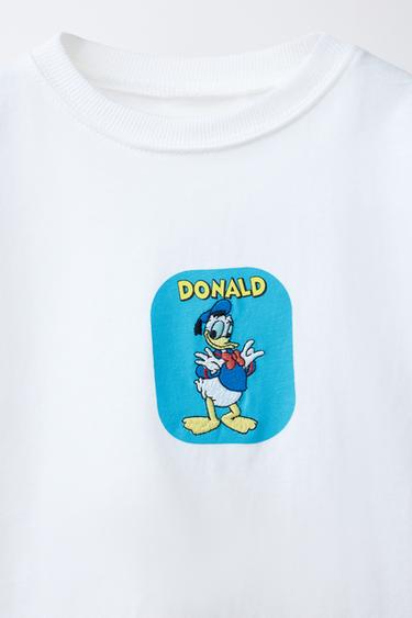 T-SHIRT BRODERIE DONALD DUCK © DISNEY - Blanc de Zara - Image 2