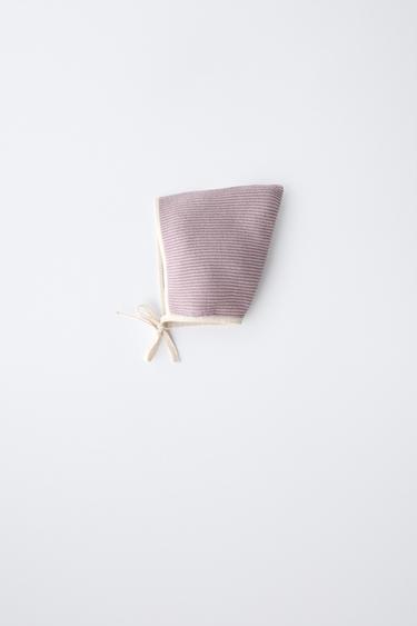 GORRO PICUDO VIVOS CONTRASTE - Lila claro de Zara
