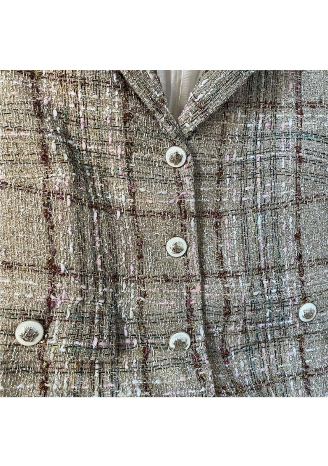 CROPPED TEXTURED BLAZER - Image 3