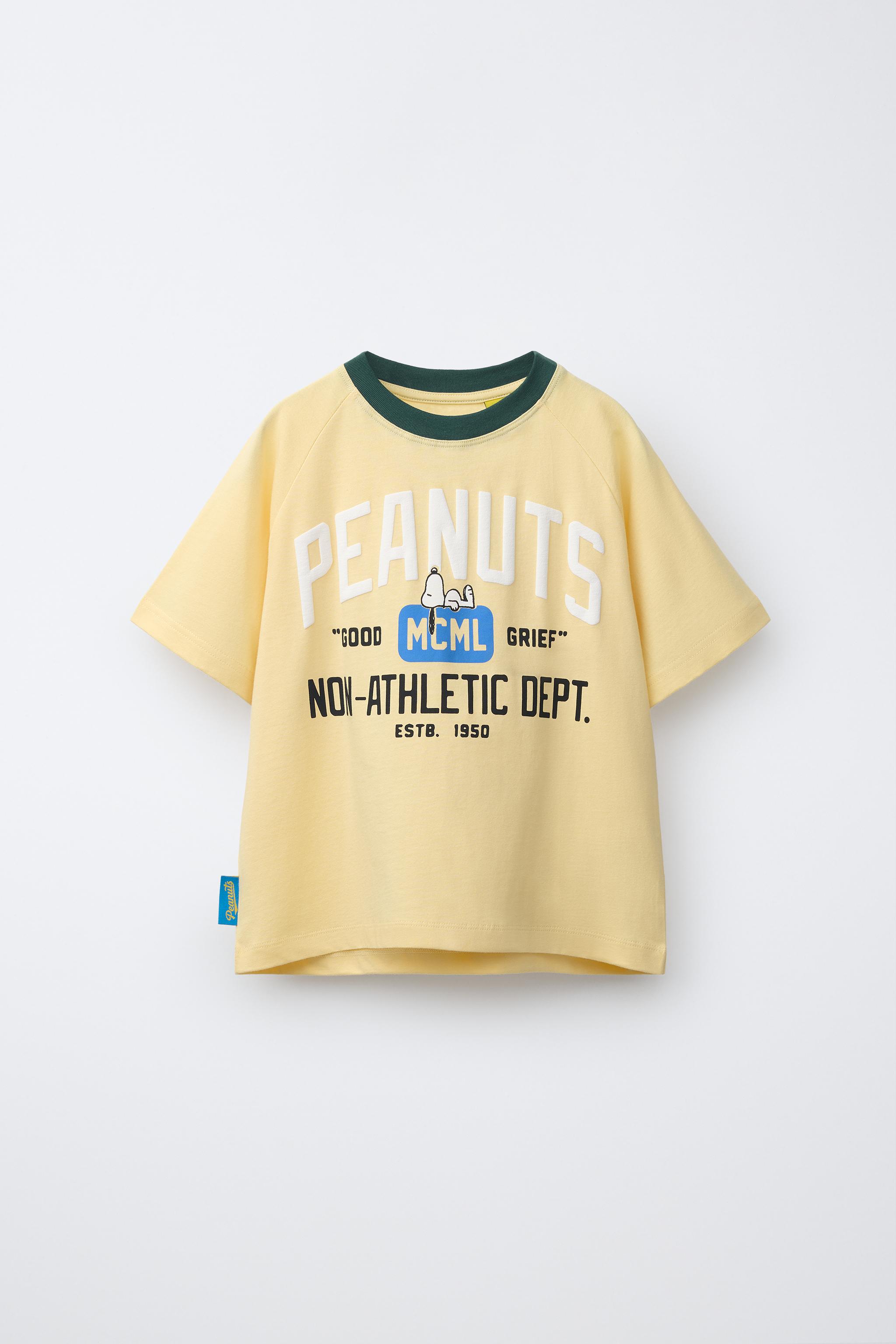 スヌーピー ピーナッツ™ Tシャツ - イエロー | ZARA Japan / 日本