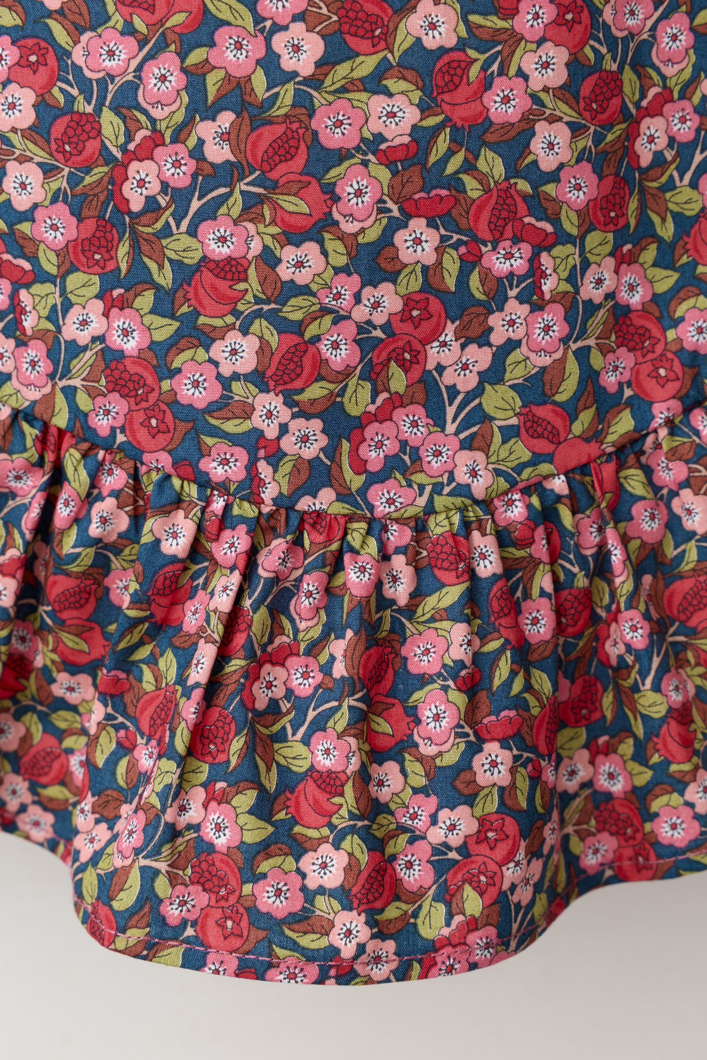 Детские рубашки Zara FLORAL PRINT LIBERTY FABRIC TOP — фото 4