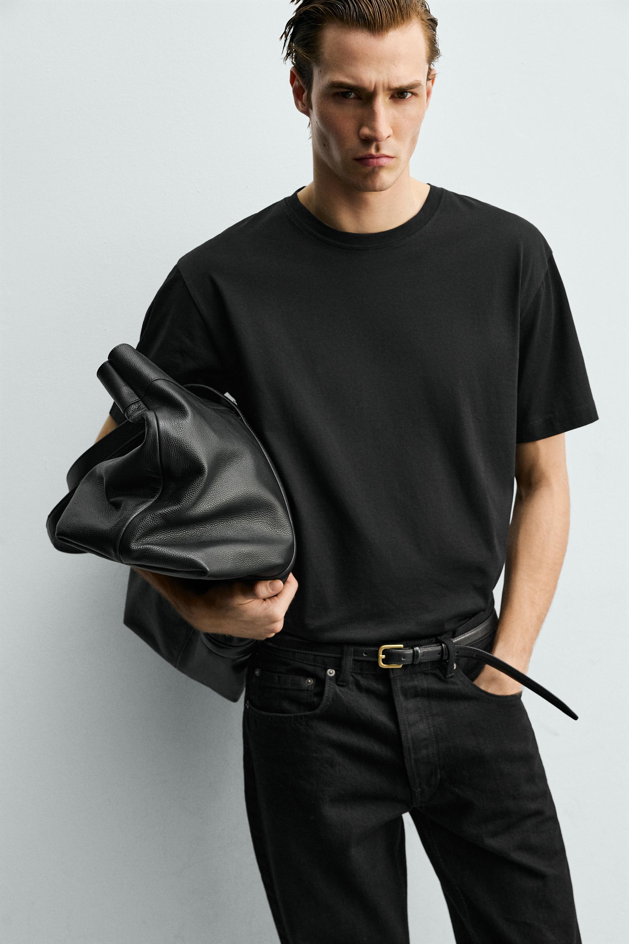 MERCERIZED FINISH CROPPED T-SHIRT