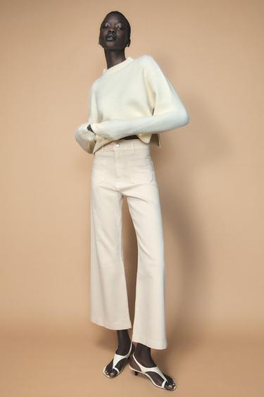 JEANS ZW COLLECTION WIDE LEG TIRO ALTO - Piedra de Zara