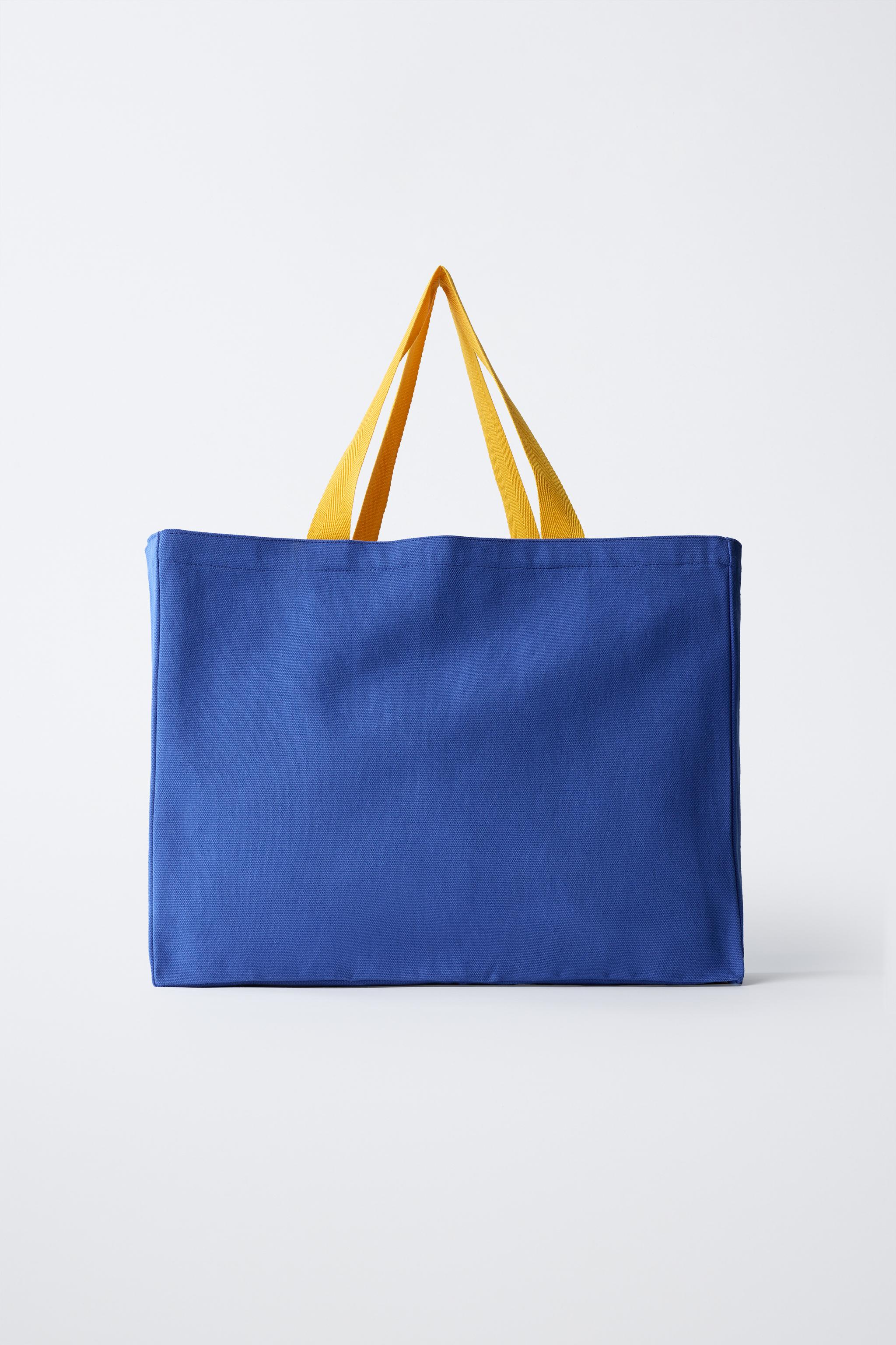CASA LAWA X ZARA KIDS PRINTED TOTE BAG - Blue | ZARA United States