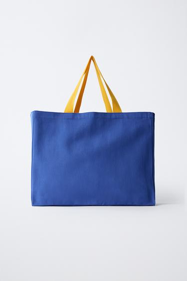 SAC SHOPPER IMPRIMÉ CASA LAWA X ZARA KIDS - Bleu de Zara - Image 4