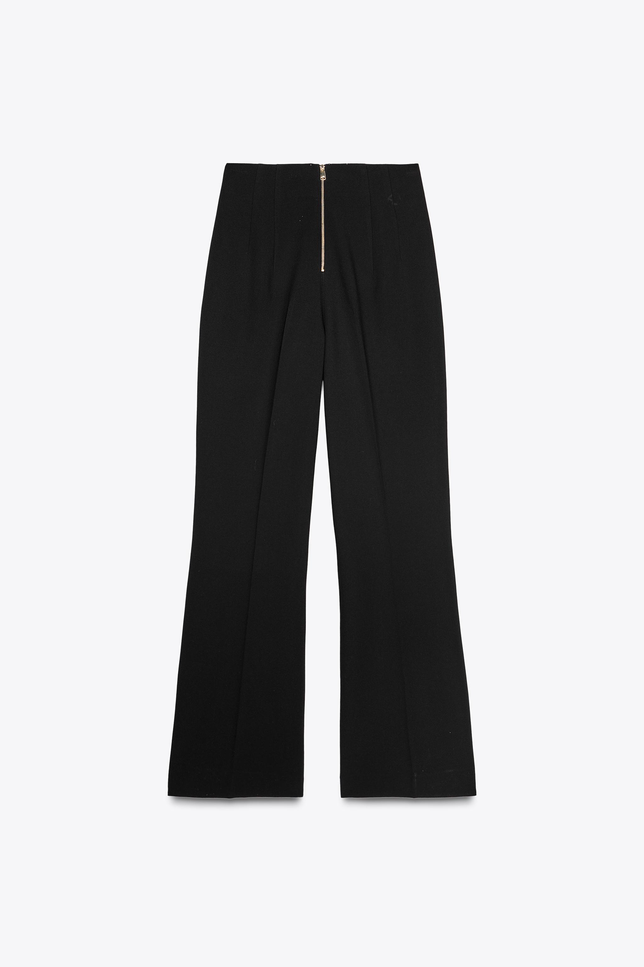 【ZARA】ZW COLLECTION クロップドパンツ ブラック 2882/972/800 ZARA】ZW COLLECTION クロップドパンツ ブラック 2882/972/800