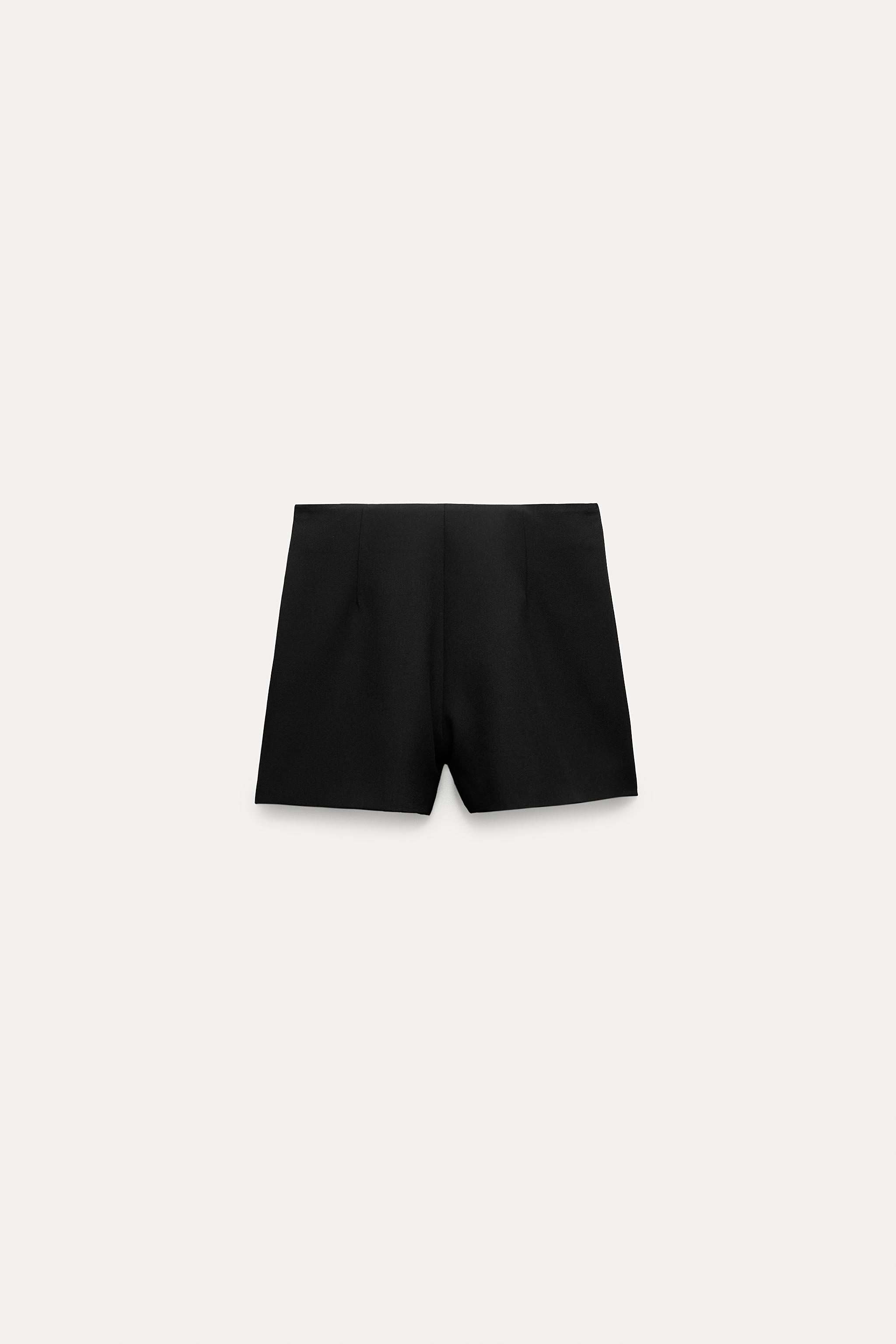 Short negro mujer tiro alto hot sale