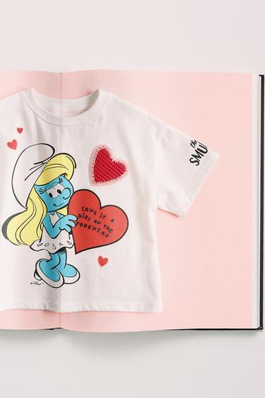 Zara THE SMURFS ™ PRINTED T-SHIRT - White
