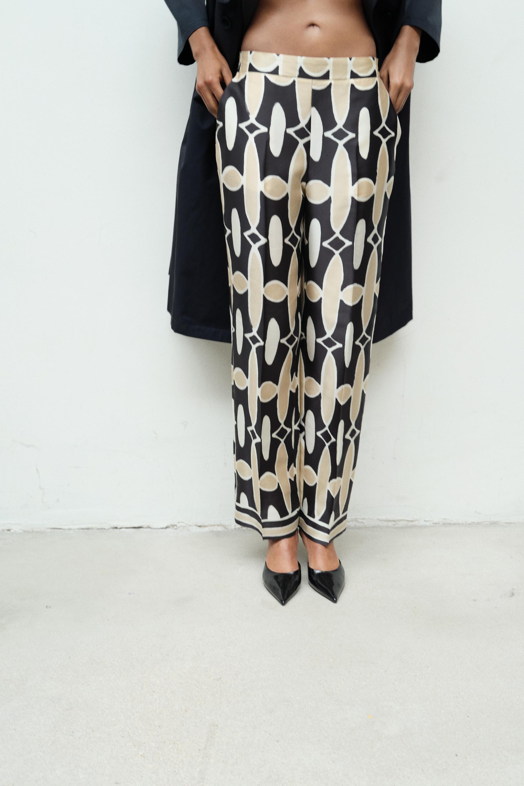 GEOMETRIC PRINT PANTS - Multicolored