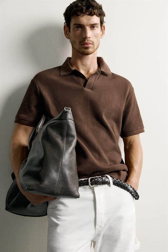 Koszulka polo regular fit z pionowym wzorem