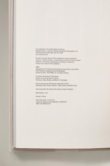 LIVRE KAWS (ANGLAIS) - Écru de Zara - Image 5