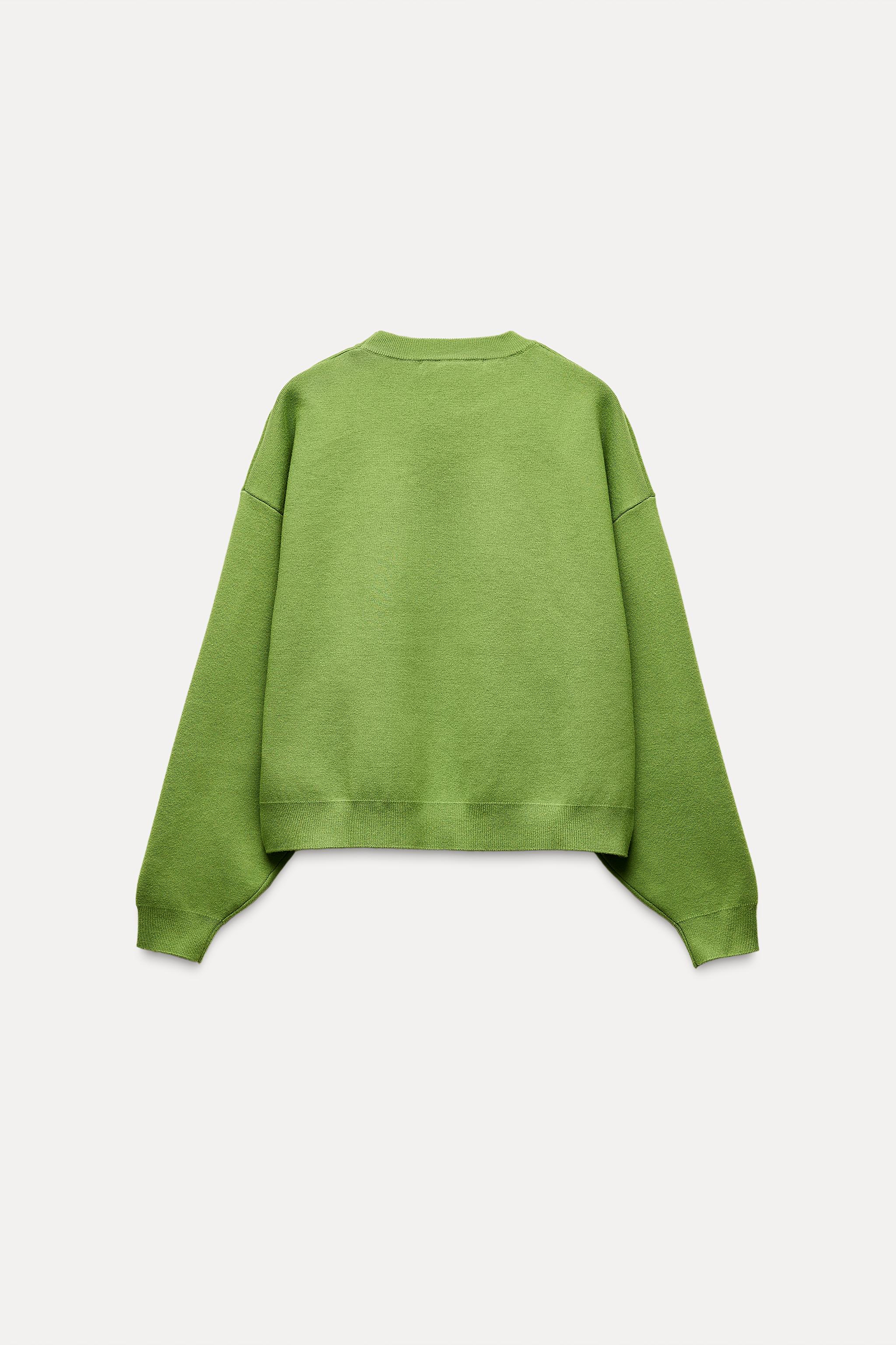 Zara basic sweatshirt trf sale