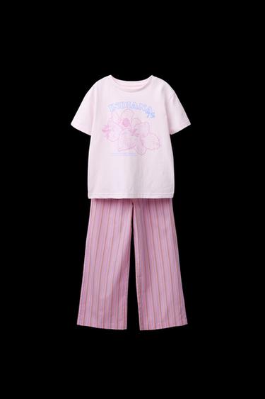6-14 YEARS/ STRIPED PYJAMAS - Pink by Zara - Image 0
