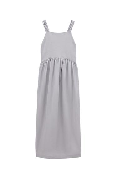 LONG CONTRAST DRESS