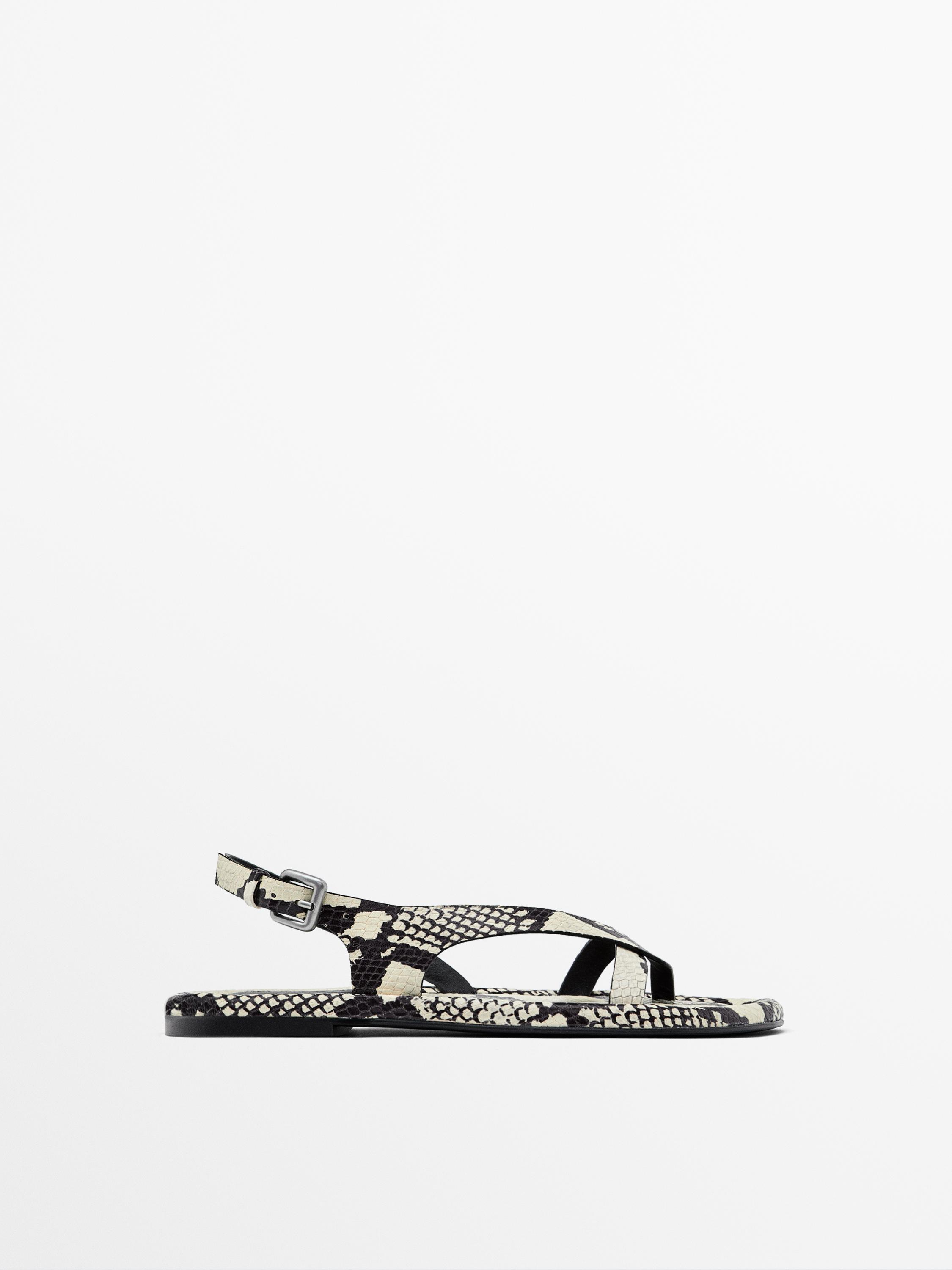 Sandalias serpiente zara shops