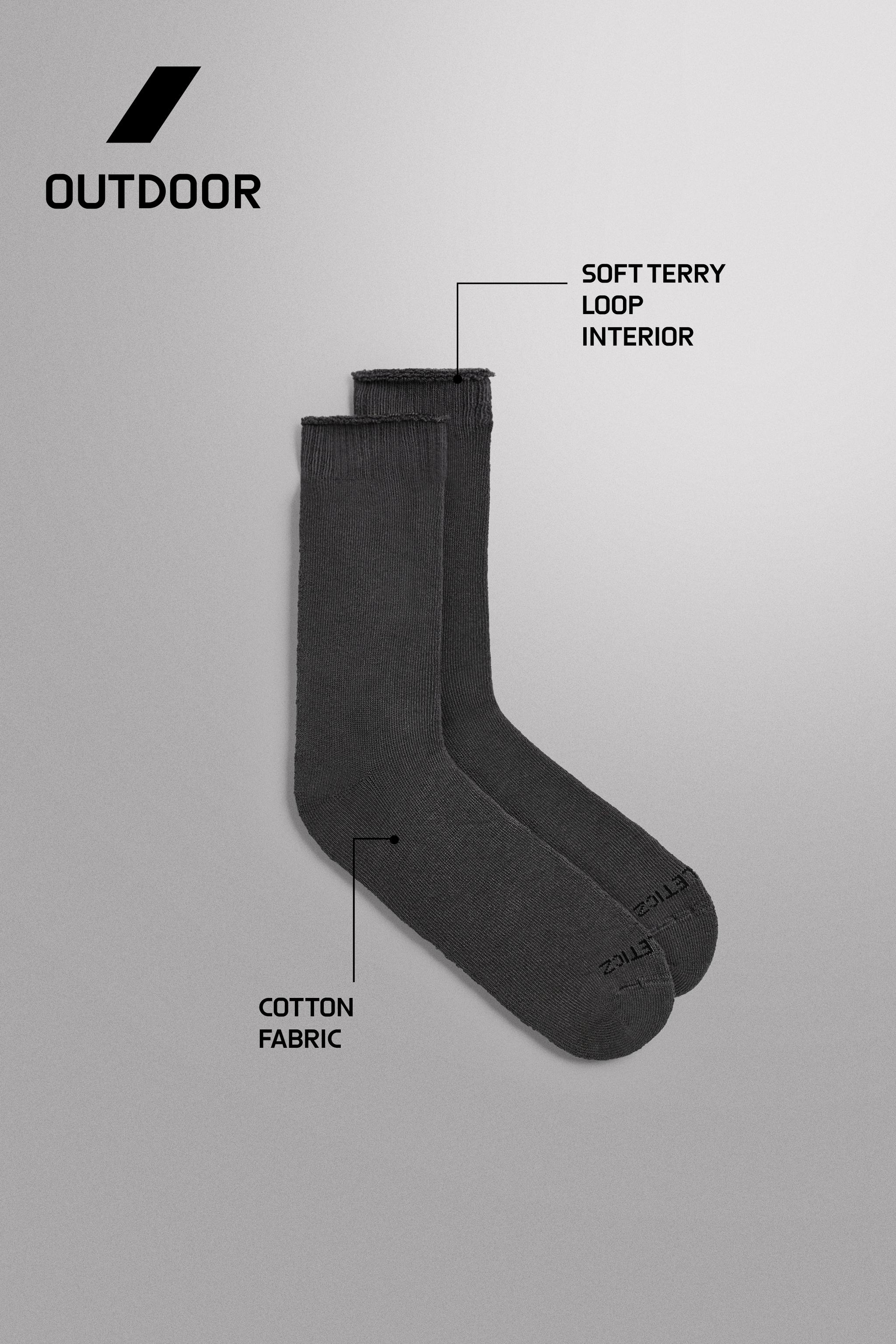 TERRY COTTON BLEND SOCKS