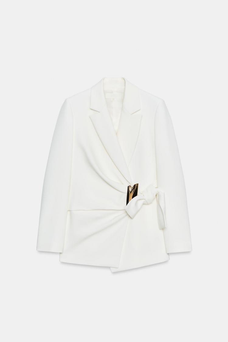 Blazer cruzado con hebilla 5