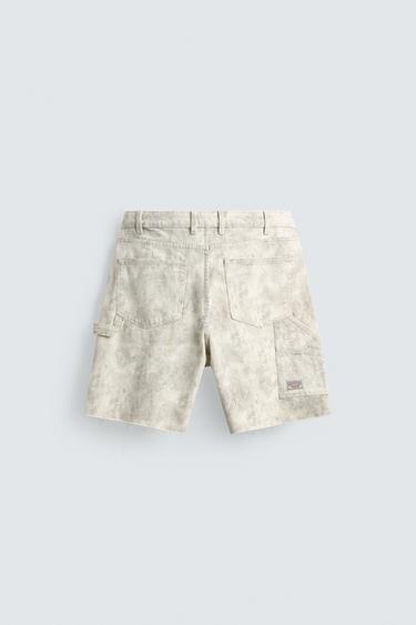 CARPENTER POCKET BERMUDA SHORTS - Printed by Zara - Image 6