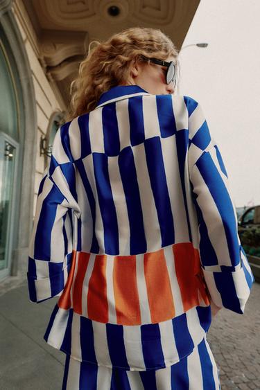 OVERSIZE STRIPED SHIRT - Multicoloured by Zara - Image 4