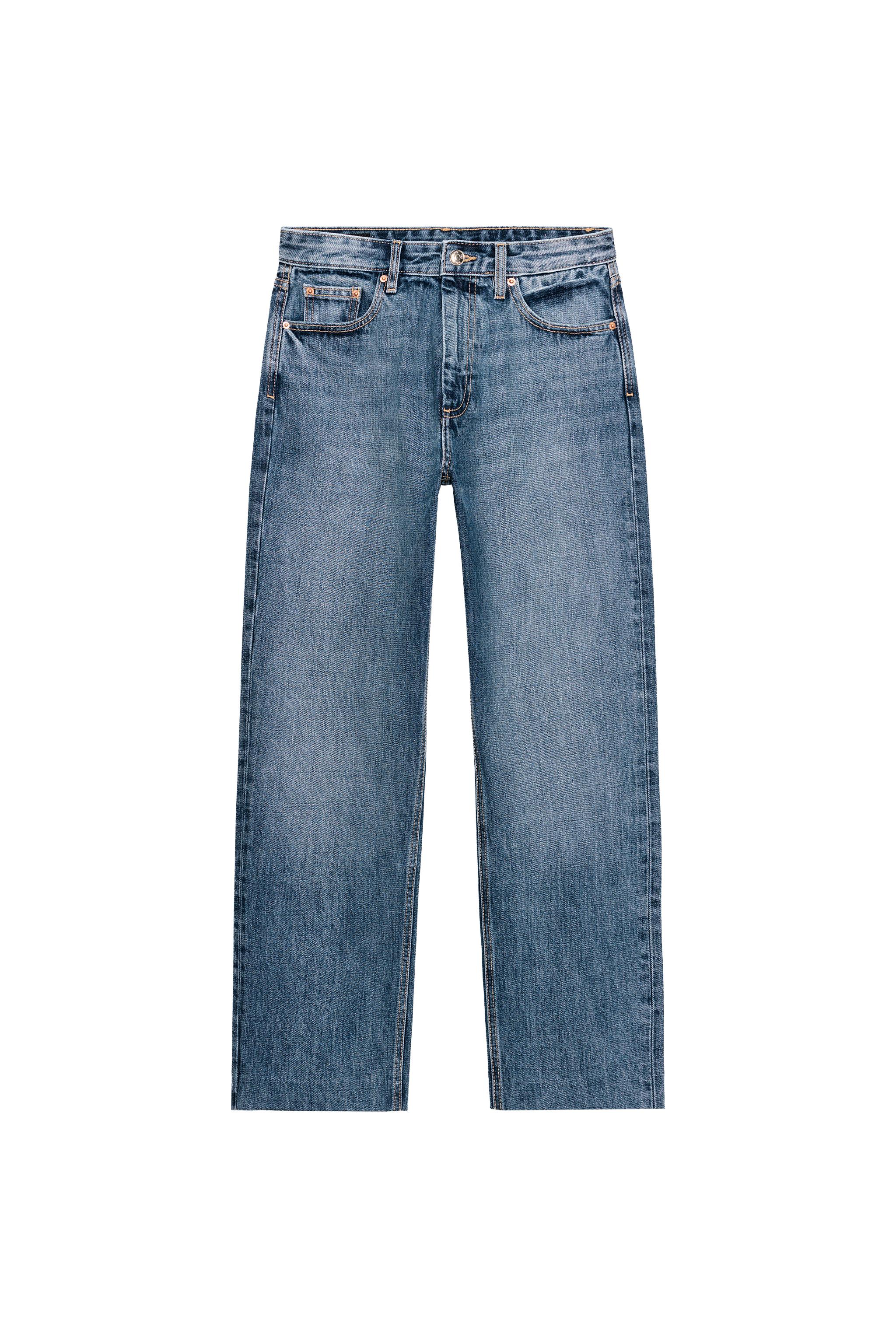 ДЖИНСИ Z1975 SLIM З ВИСОКОЮ ПОСАДКОЮ - Світло-синій | ZARA Україна