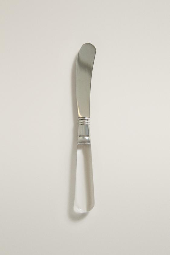 TRANSPARENT-HANDLE BUTTER KNIFE - Transparent by Zara - Image 0